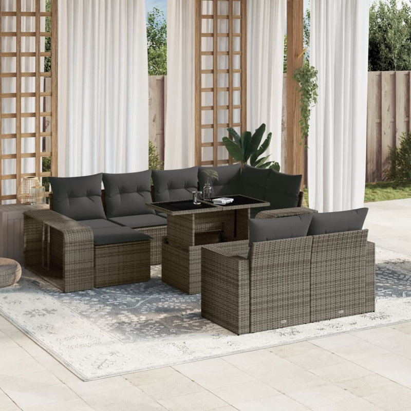 Ensemble de canapé de jardin Vidaxl