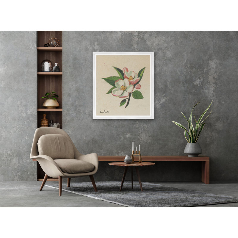 Moulton Collection " Cherry Blossom ", White Framed