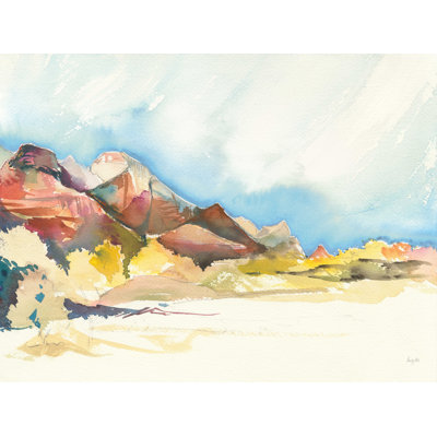 «Western Vista Crop» par Kristy riz - reproduction d'art sur toile tendue