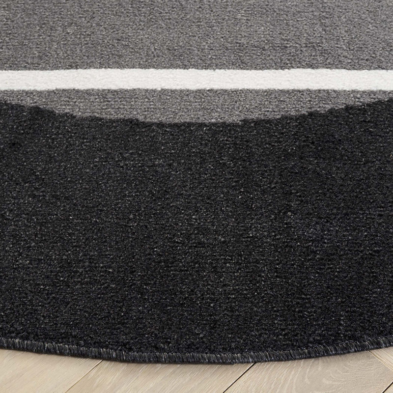 Lilja Performance Striped Rug, Round 6'7"