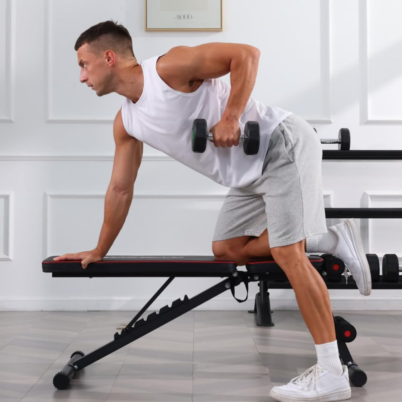 Weight Bench For Home Gym, 20" H x 46" W x 20" D