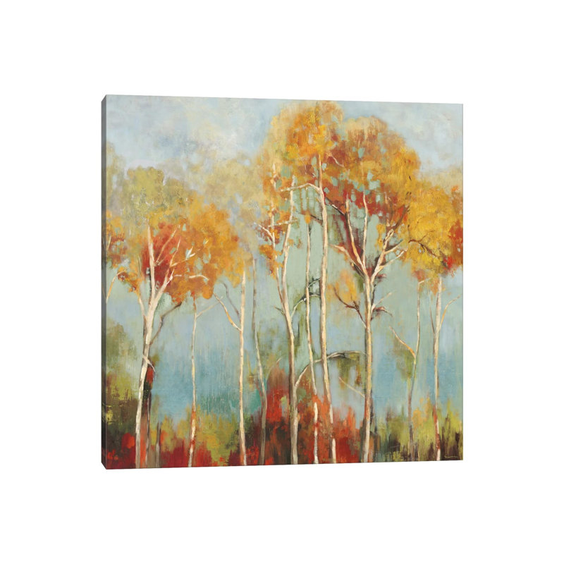 Up Front I, Square by Allison Pearce - Wrapped Canvas Painting, 45.72 cm H x 45.72 cm W x 3.175 cm D