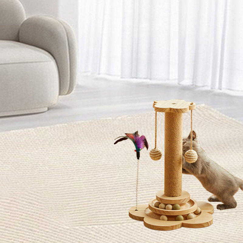 Duhl Scratching Post, 15.7" H x 9.8" W x 9.8" D