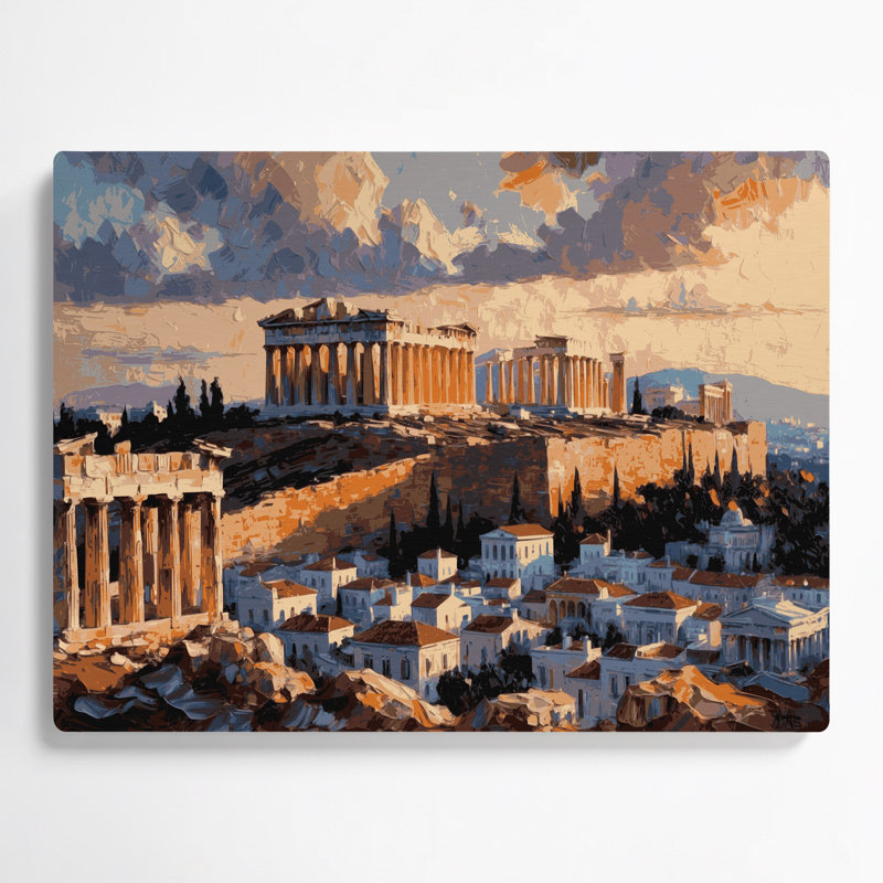 Art urbain, villes, Grèce, Grèce, brun, H 8 po x l 10 po