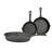 Eternal Cast Iron Non-Stick 3 Piece Frying Pan Set