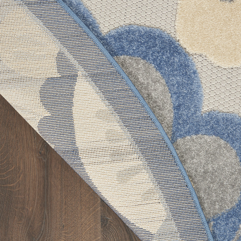 Tapis bleu Newton, Rond 4 pi