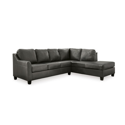 Lucita 2 - Piece Leather Sectional