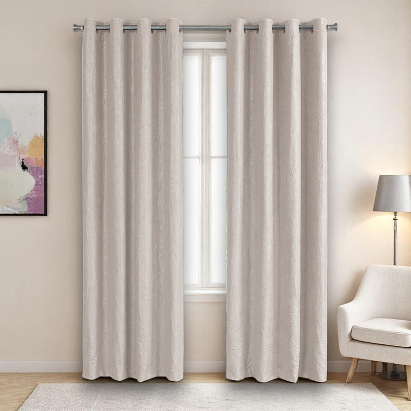 Ewan Curtain Panel 2pcs Set , 54"W X 95"L
