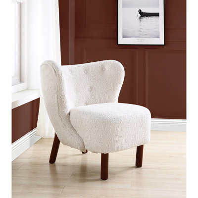 Chaise Cozy White - Silhouette élégante et pieds rembourrés