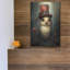Art mural en métal Trinx «Bird With The Red Cylinder» par Momart, 24 po x 36 po-193581454