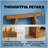 Dual-Tier Entryway Table,Sofa Table,Console Table,Side Table-1051967808