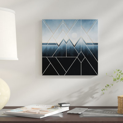 « sapins north », impression sur toile