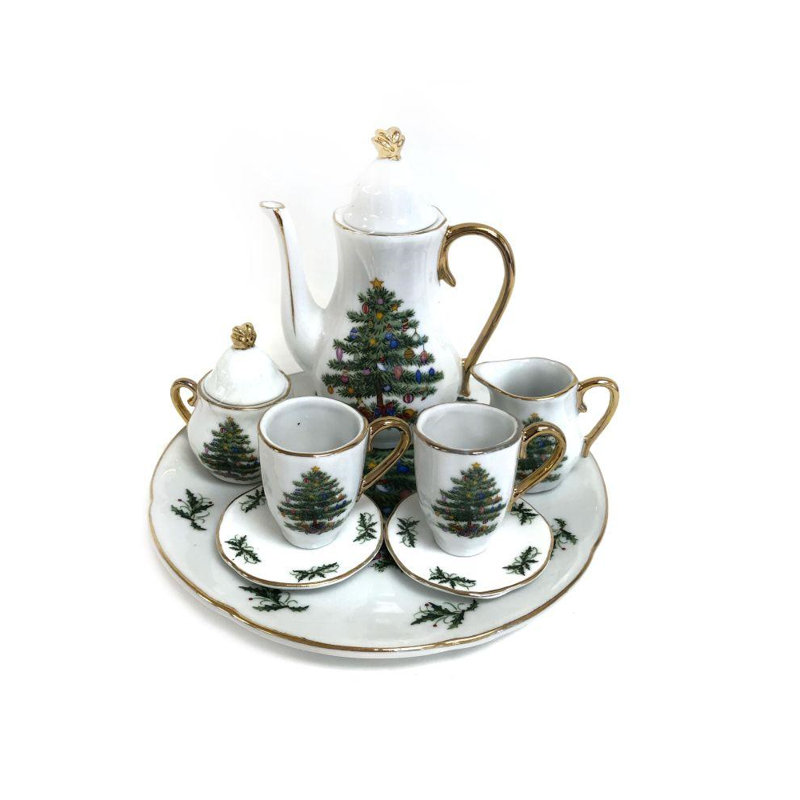 Service à thé en porcelaine Marin pour 2 personnes Marin