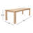 Morones 94" Teak Wood Dining Table-1453476885