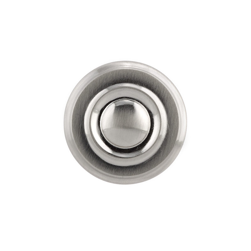 Expression 1 5/16" Diameter Round Knob, Brushed Nickel