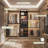 66"-100"Closet System With 2 Wooden Drawers And 5 Hang Rods-572550551