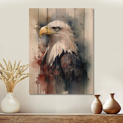 Fairmeade Eagle Portrait II sur bois