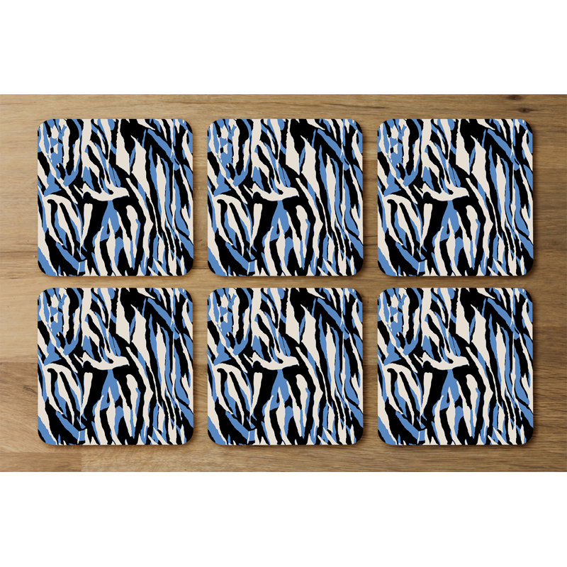 Square 6 Piece Coaster Set