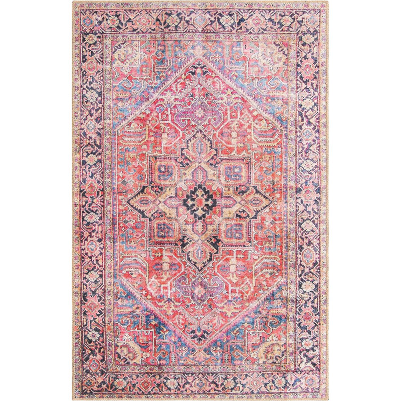 Prague Chenille Oriental Indoor Rug, Rectangle 3'6" x 5'6"