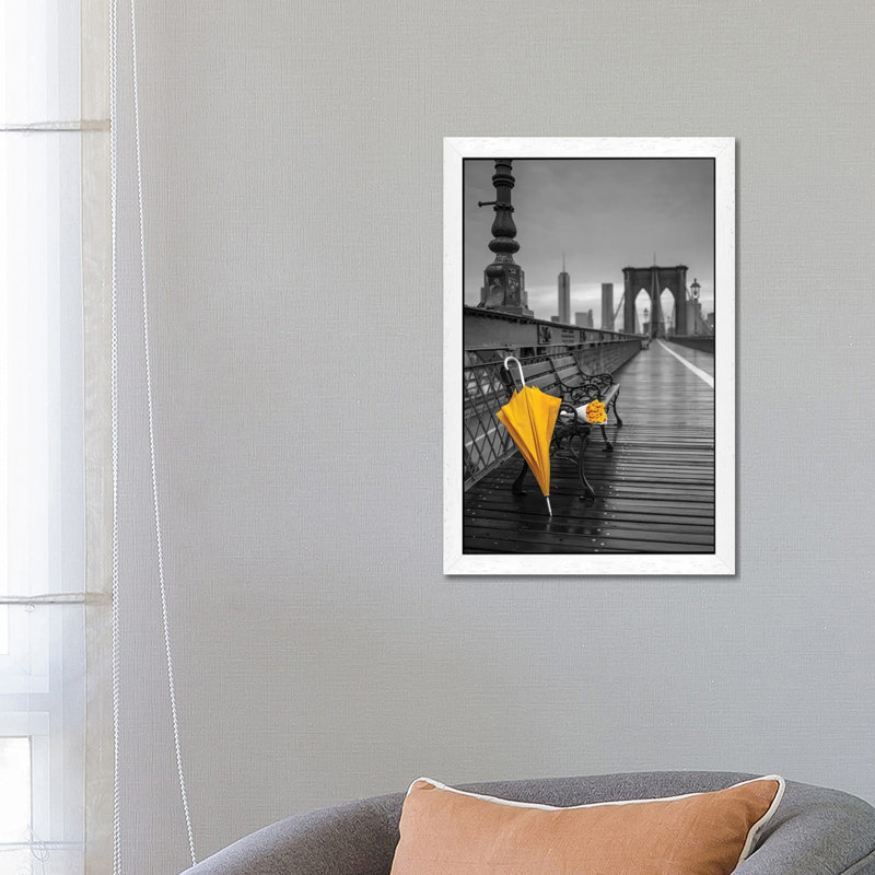 New York XV by Assaf Frank - Print on Canvas, 152.5 cm H x 101.5 cm W, White Framed