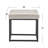 Reade Faux Leather Ottoman-679035948