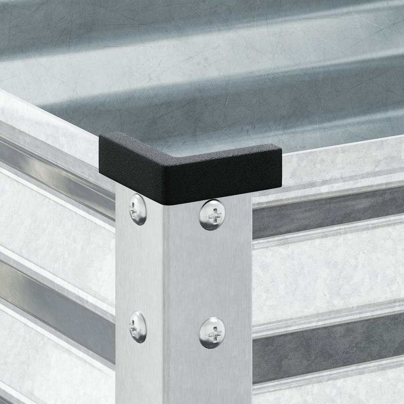 Ankoma Planter Box, Light Grey, 90cm H x 100cm W x 45cm D