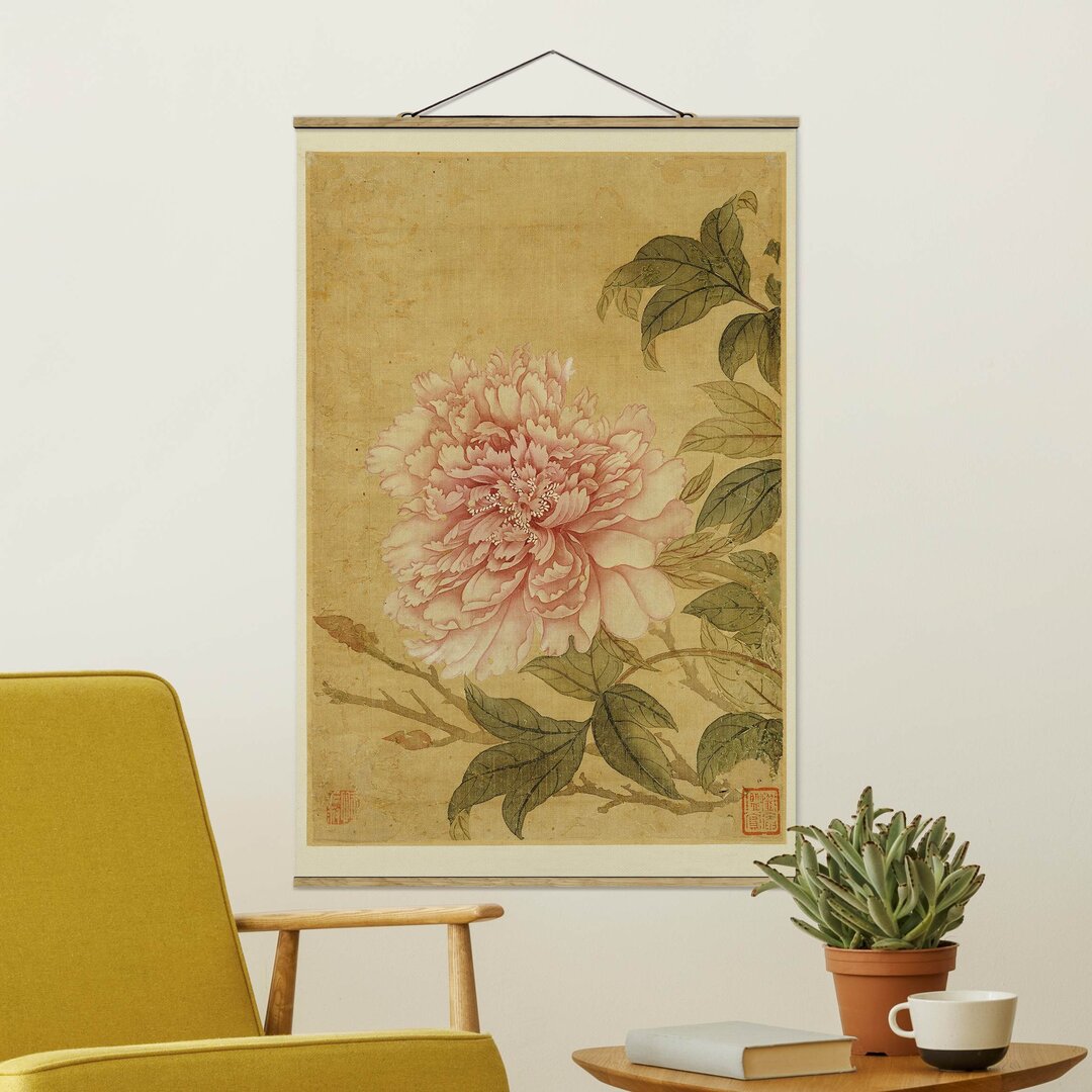 Gerahmter Kunstdruck Chrysanthemum von Yun Shouping