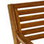 Ensemble de salle à manger d'extérieur en bois 7 pièces avec coussins, Hermesa