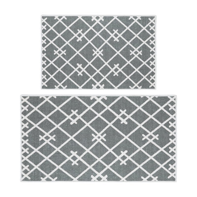 Tapis de cuisine polyvalent 2 pièces Eneyda