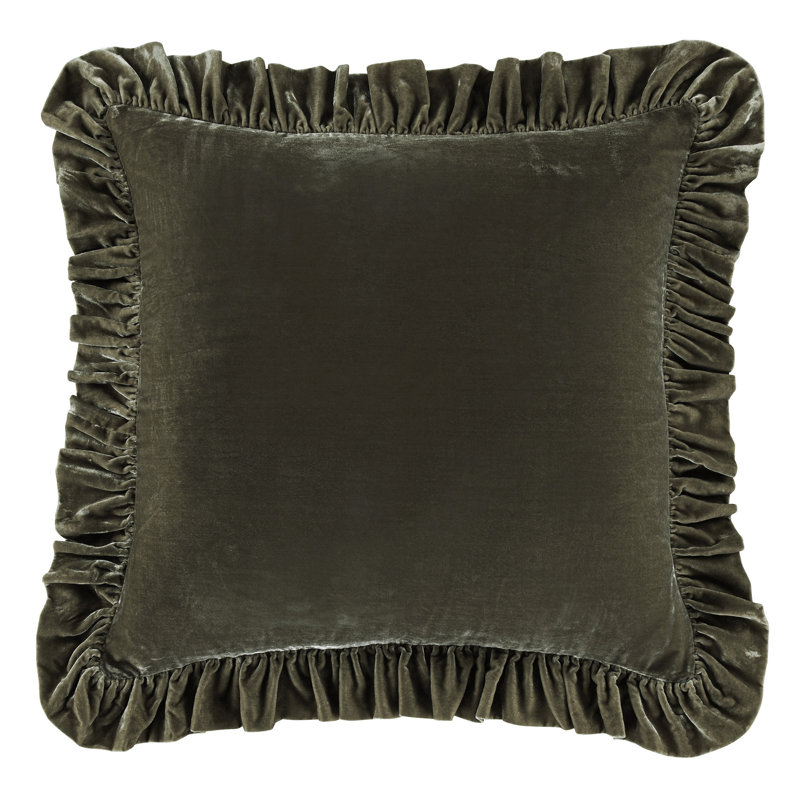 Taie décorative Stella, Vert fougère