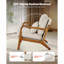 Fauteuil d'appoint rembourré Mid-Century