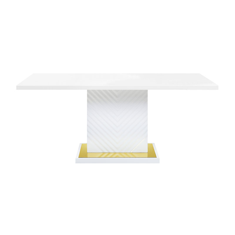 Gaines Dining Table,  High Glossdn