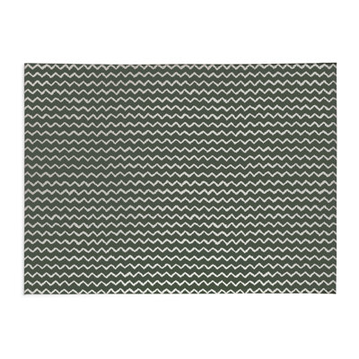 Chevron Wave Non-Slip Outdoor Rug