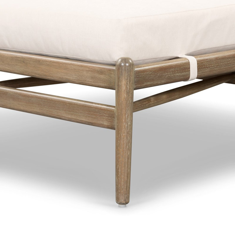 Rosen Outdoor Chaise Lounge, Lakin Oat