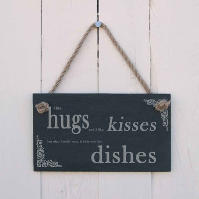 Lafave I Like Hugs and I Like Kisses Sign