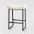 24" Modern Backless Saddle Counter Height Bar Stools With Metal Frame for Kitchen Island-614391605