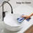 Round Ceramic Vessel Sink For Bathroom
