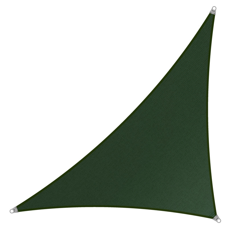 Voile d'ombrage ultra-durable Colourtree, Vert, 15 pi x 27 pi x 30,89 pi