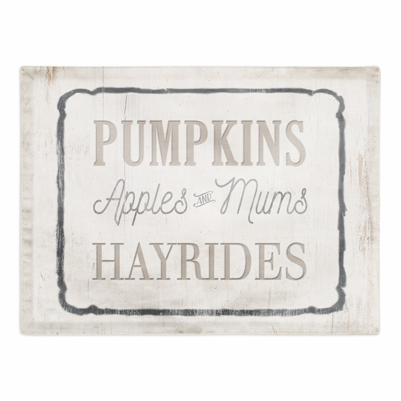 Napperon Pinnacle Pumpkins and Hayrides