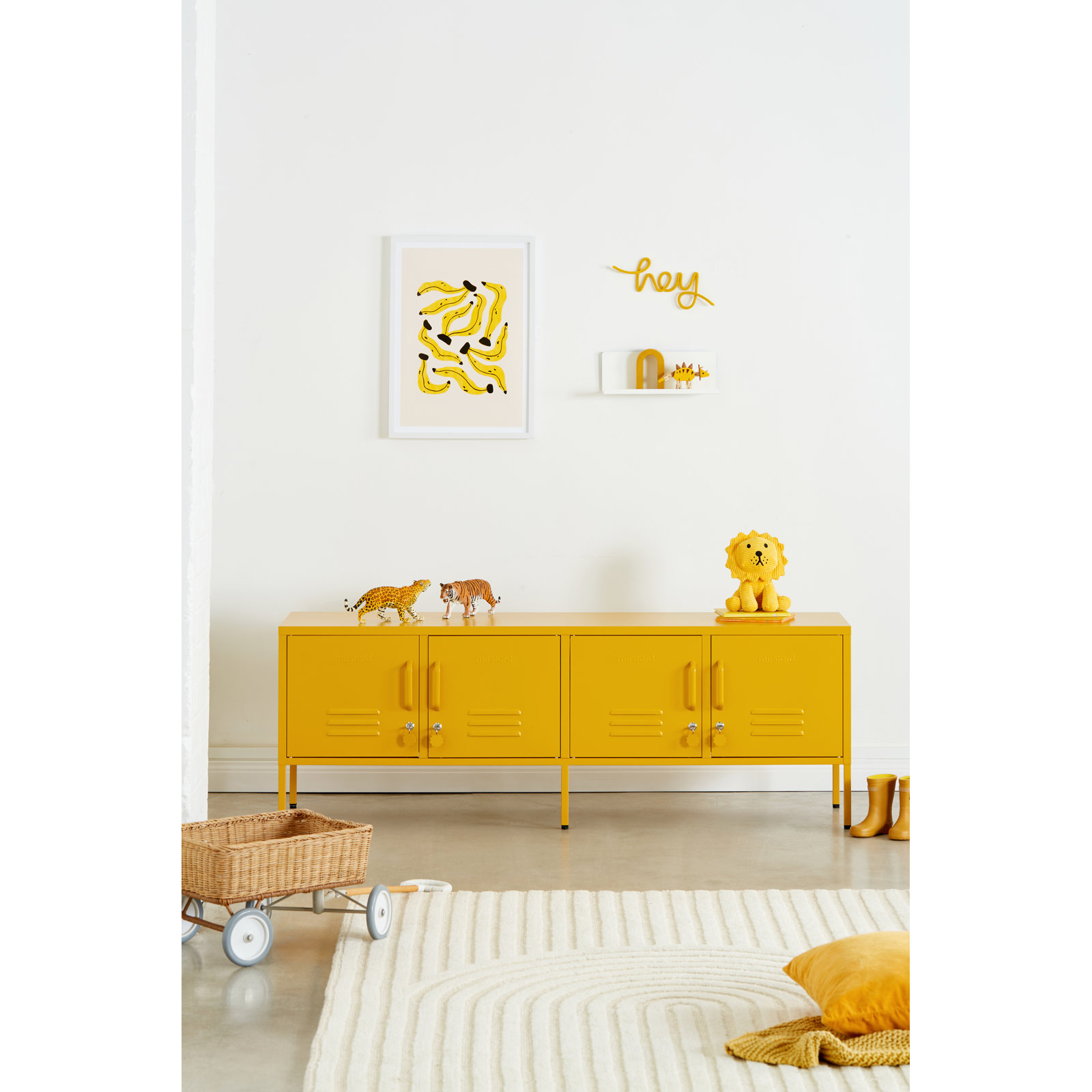 Mustard Made The Standard Console Locker, Mustard