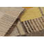 Vintage Swedish Rya Rug, Scandinavian Geometric Patterns In Brown - Rug & Kilim