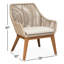 Dalton Outdoor Teak Lounge Chair