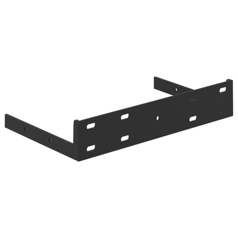 Gracie-Rose 4 Piece Picture Ledge Wall Shelf, Concrete Grey, 23 x 23.5 x 3.8 cm