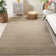 Morano Hand Loomed Wool/Cotton Solid Color Rug in Taupe