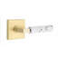Select - Terrazzo Round Passage (Hall & Closet) Door Lever with Square Rosette-22056362-22056378