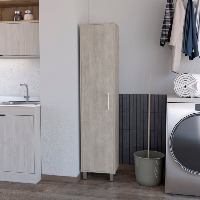 Système de rangement en bois, Gris