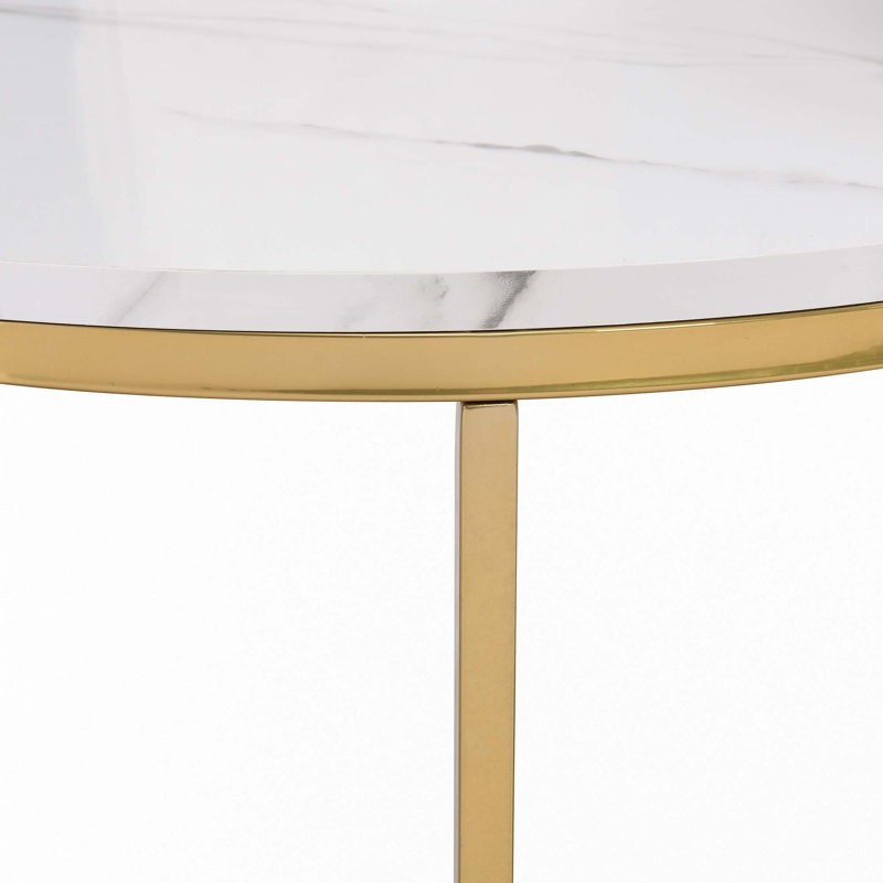 Ensemble de tables basses rondes gigognes 2 pièces