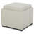 Brytnee Faux Leather Ottoman-80457812