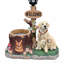 Labrador Dog Family Planter Garden Statue