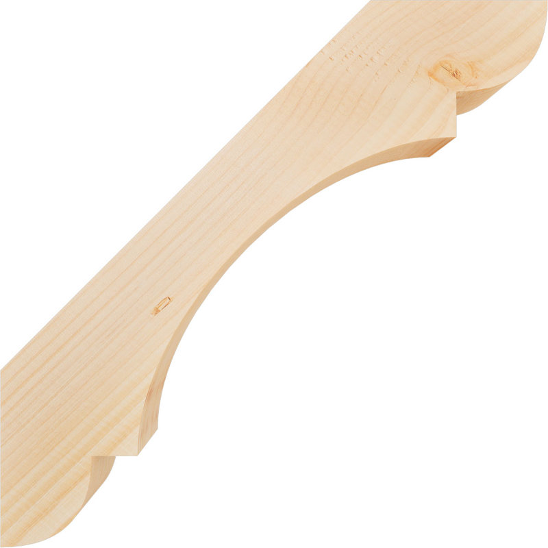 Attelle de genou olympique, Sapin de Douglas, H 20 po x l 3,5 po x P 20 po, Attelle lisse